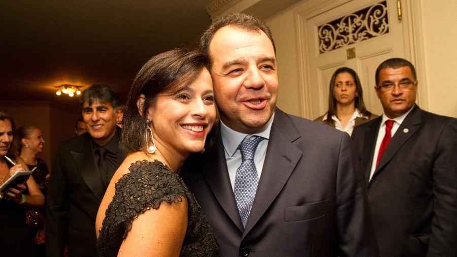 Sérgio Cabral e Adiana Ancelmo