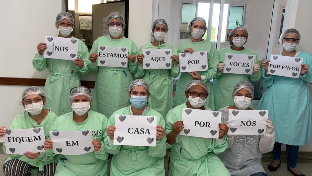 Campanha fique em Casa