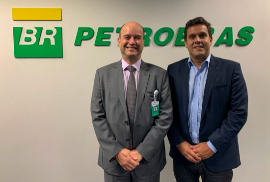 Prefeito de Campos Rafael Diniz e o diretor da Petrobras