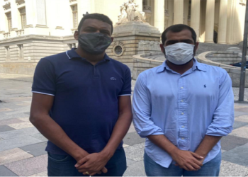 Denis Madureira encontrou com o Secretário Estadual Bruno Dauaire (FOTO: Divulgação)