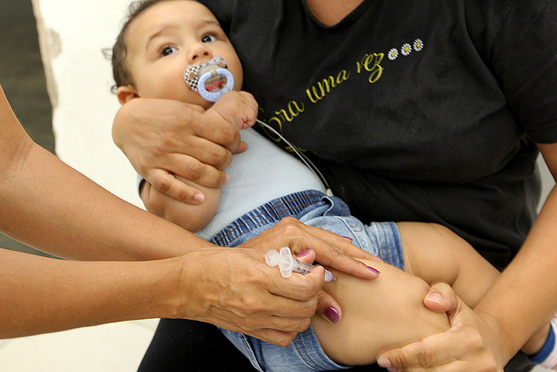 Campanha de vacinação contra o Sarampo e complemento de vacinas necessárias. Macaé/RJ. Data: 03/09/2018. Foto: Luís Gustavo Malheiros/Prefeitura de Macaé.