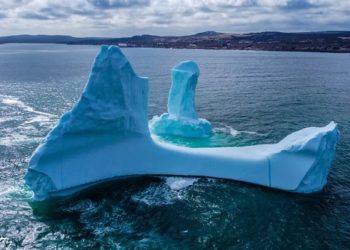 foto de iceberg no canadá