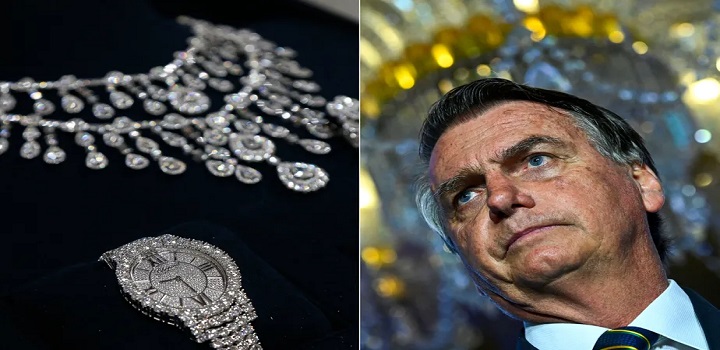 PF atrás das joias de Bolsonaro
