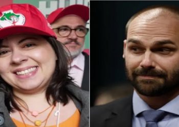 Sâmia Bomfim entra com ação na PGR contra Eduardo Bolsonaro por comparar 'professores doutrinadores' a traficantes