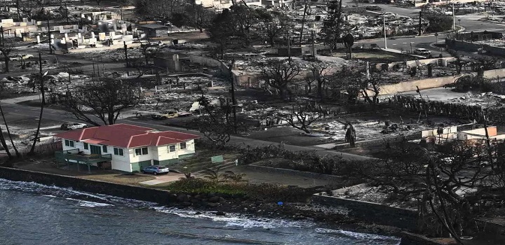 Proprietária conta como aconteceu o "milagre" da casa que viralizou ao sobreviver aos incêndios no Havaí