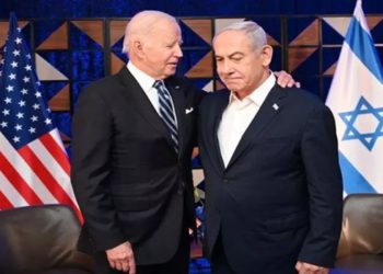 O presidente dos EUA, Joe Biden, foi firme no seu apoio ao primeiro-ministro de Israel, Benjamin Netanyahu
Foto: Getty Images / BBC News Brasil