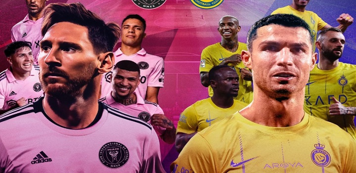 MESSI E CRISTIANO RONALDO SE ENFRENTAM EM 2024