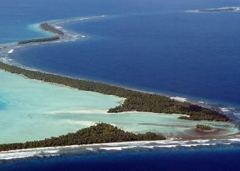 Podendo sumir pelo aumento do nível do mar, Tuvalu faz acordo com a Austrália; entenda — Foto: Torsten Blackwood / AFP