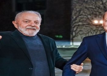 No domingo (3/12), Lula participou de jantar de trabalho oferecido por chanceler alemão Olaf Scholz (RICARDO STUCKERT/PR
)