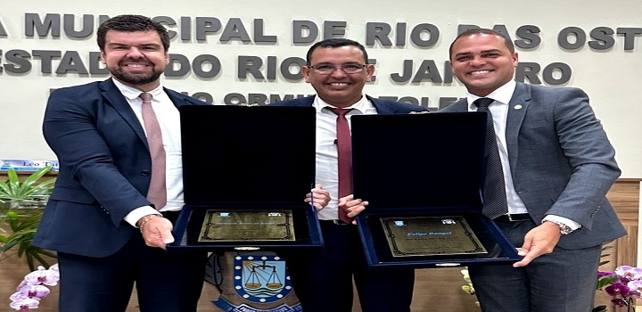 Sessão Solene da Câmara Municipal de Rio das Ostras homenageia pessoas importantes para o município