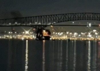 acidente ponte baltimore