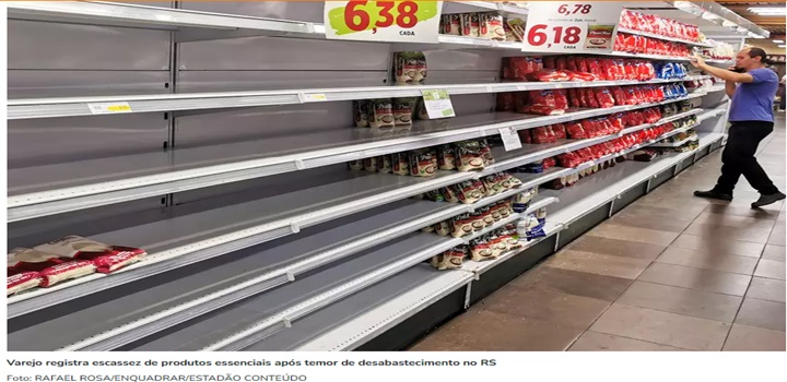 PREÇO DOS PRODUTOS NO RS