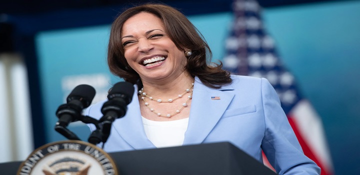 A vice-presidente dos EUA, Kamala Harris (Divulgação Reuters)