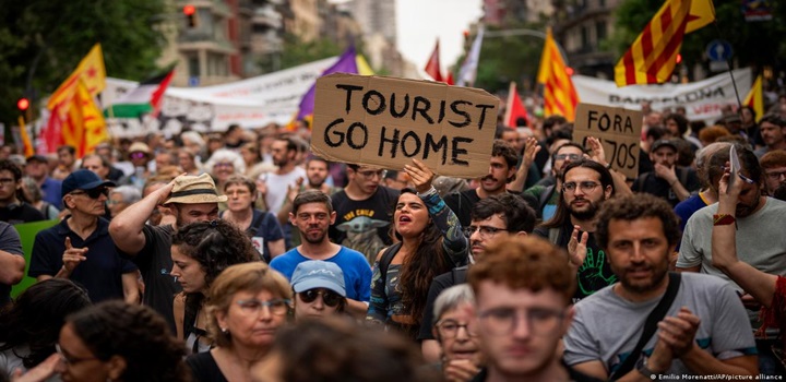 europeus contra o turismo