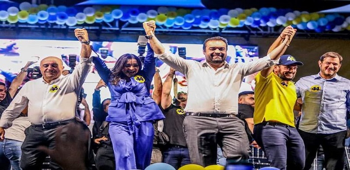 Acompanhada de Castro e Bacellar, Madeleine lança candidatura à Prefeitura de Campos
