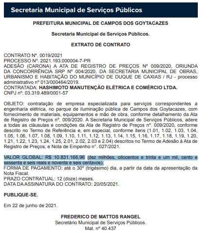 Hashimoto: Empresa de iluminação contrata em Campos dos Goytacazes-RJ