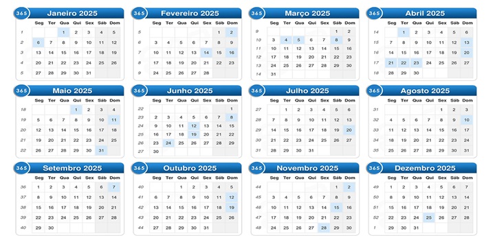 Governo divulga calendário oficial de feriados em 2025 com folgas prolongadas; veja datas