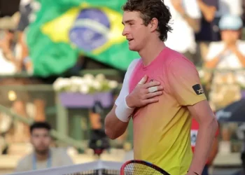 João Fonseca após garantir vaga na final do ATP de Buenos Aires (Foto: @robycomby | IEB+ Argentina Open)
