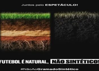 Jogadores fazem campanha nas redes sociais contra gramados sintéticos