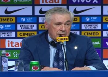 Carlo Ancelotti, novo técnico da seleção, realiza sua primeira convocação — Foto: Reprodução/Jornal Nacional