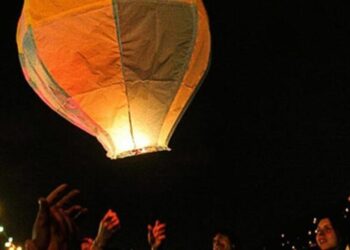 soltar baloes em festas juninas
