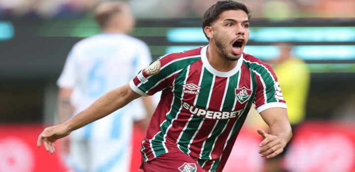 Nonato comemora o segundo gol do Fluminense sobre o Ulsan HD • MARCELO GONÇALVES / FLUMINENSE F.C.