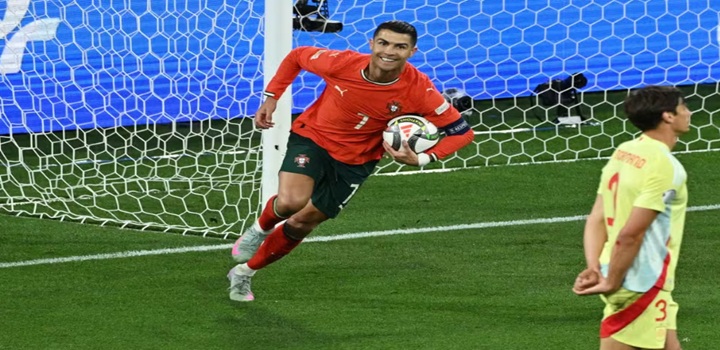 cristiano ronaldo portugal x espanha