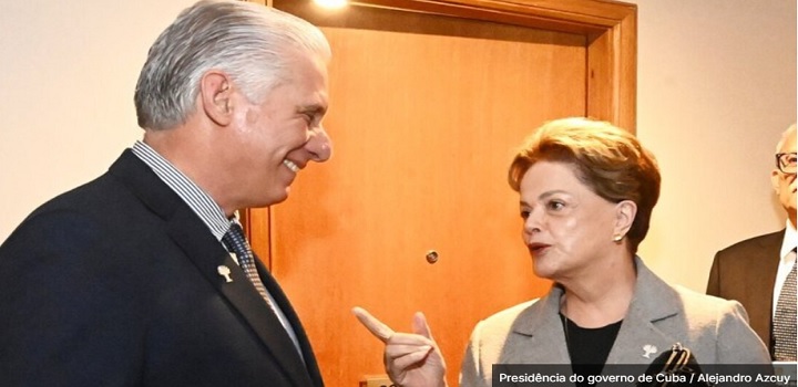 dilma agradece a cuba