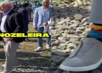 Em evento público, o presidente Lula fez uma provocação direta a Jair Bolsonaro, brincando sobre a tornozeleira eletrônica que o ex-presidente é obrigado a usar. A declaração ocorre após Bolsonaro descumprir medidas do STF.
