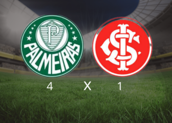 Palmeiras goleia Internacional por 4 a 1 com três gols de Vitor Roque, sobe para vice-liderança do Brasileirão 2025 e chega confiante para o duelo de ida das quartas da Libertadores.