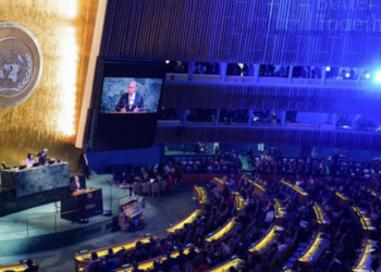 Declaração conjunta de Ucrânia e União Europeia contra a Rússia recebeu apoio de apenas 36 países na Assembleia Geral da ONU, revelando divisões entre os membros.