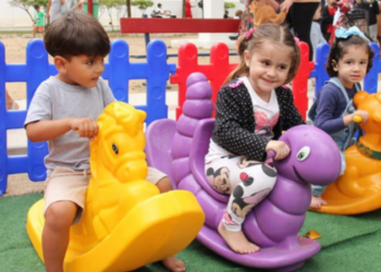 No próximo domingo (12), o Jardim São Benedito em Campos recebe evento especial do Dia das Crianças com brinquedos infláveis, personagens infantis e música ao vivo. Confira a programação e participe!