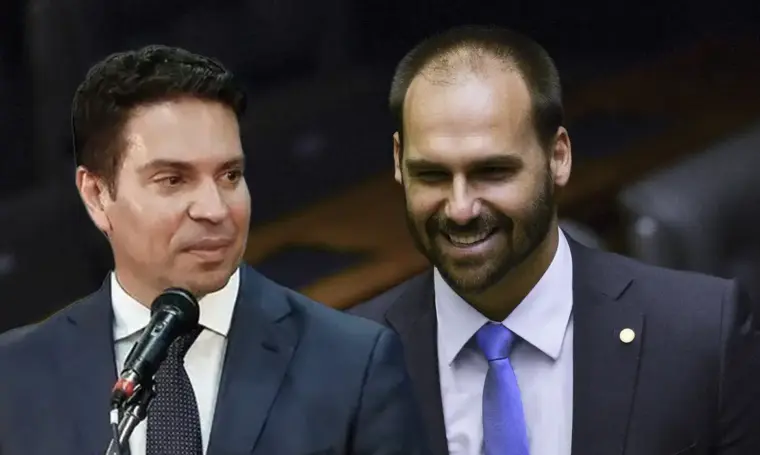 Hugo Motta determina a cassação dos mandatos de Eduardo Bolsonaro e Alexandre Ramagem. Decisão será oficializada com publicação no Diário Oficial da Câmara.