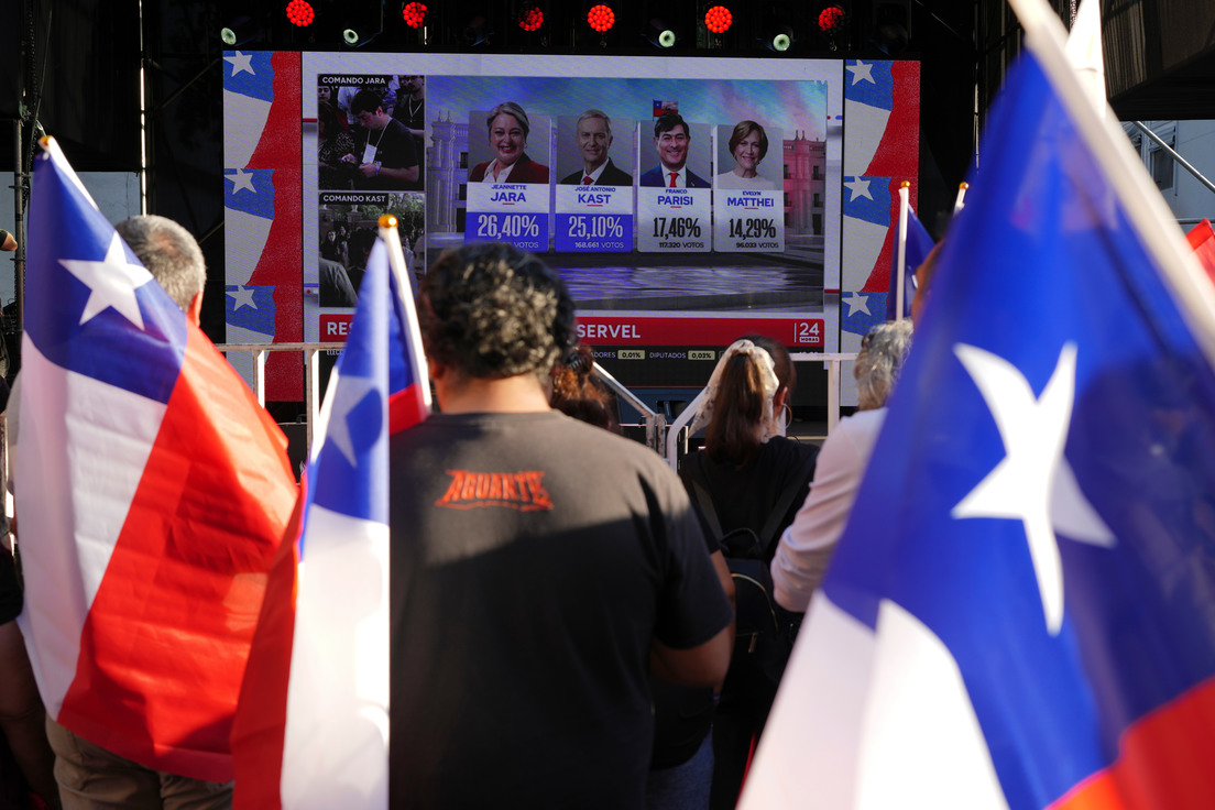 José Antonio Kast é eleito presidente do Chile e promete medidas duras contra crime e imigração irregular. Jeanette Jara reconhece derrota.