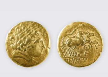 Descoberta de moedas celtas de ouro na Suíça é uma das mais raras do país