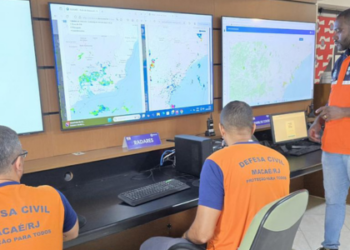 Defesa Civil de Macaé emite alerta para chuva forte e ventos intensos