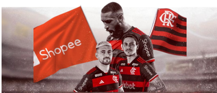 Flamengo mantém Shopee como patrocinador e amplia parceria comercial