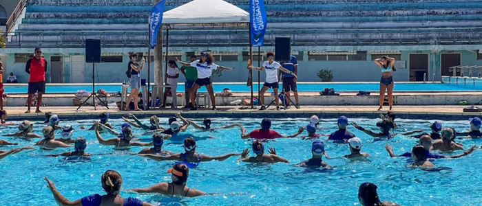 O Verão Viver Quissamã 2026 começou com aulão de hidroginástica no Parque Aquático Municipal e segue com atividades esportivas e recreativas nas praias e espaços públicos do município.