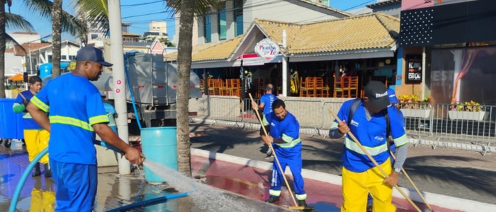 Prefeitura atuou 24h para manter limpeza e infraestrutura durante a folia.