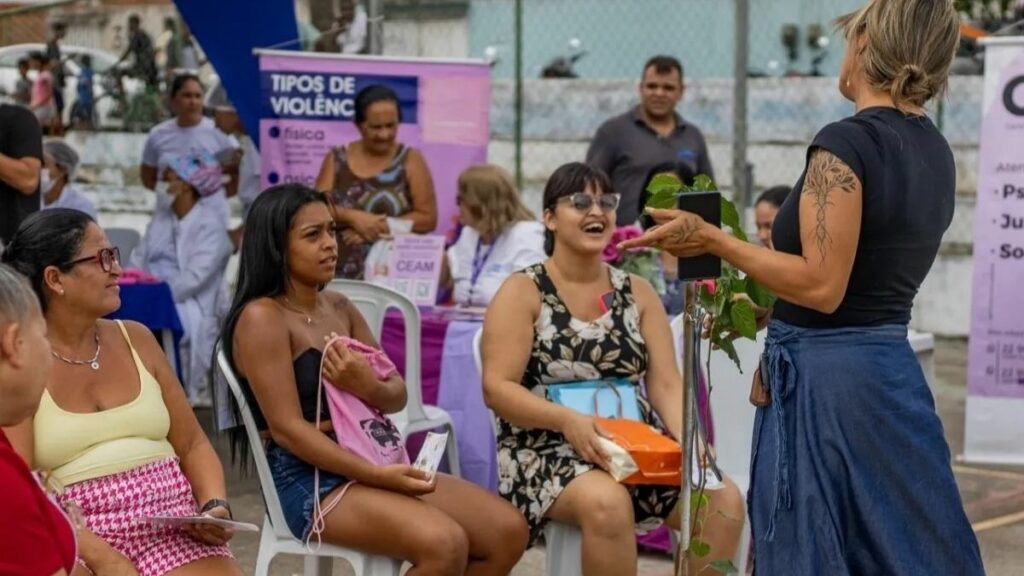 Ação social oferece saúde, cursos e orientação na Reserva do Peró.