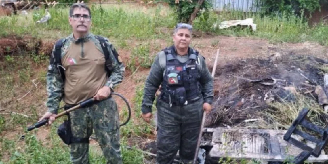 Guarda de Cabo Frio controla incêndio em área ambiental e orienta moradores após queima irregular de lixo.