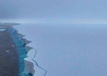 Iceberg A23a encolheu para menos de 50 km² e continua se partindo.