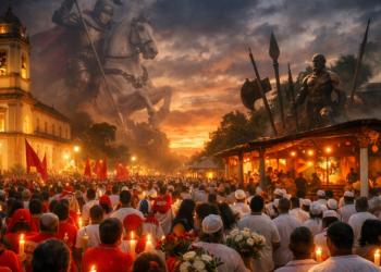São Jorge e Ògún mobilizam igrejas e terreiros no dia 23 de abril. Veja o significado da celebração, tradições e programação religiosa no Brasil.