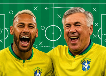 Neymar teria aceitado ficar no banco de reservas e abrir mão da braçadeira da Seleção Brasileira após conversa com Carlo Ancelotti antes da Copa do Mundo.