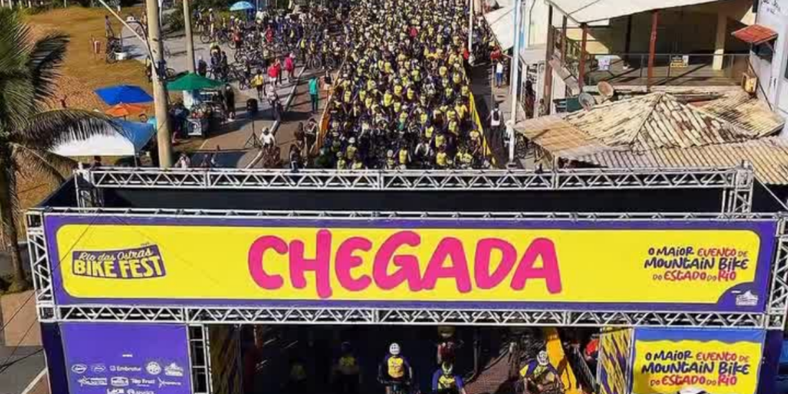 Evento esportivo reúne ciclistas e movimenta a cidade no interior do RJ.