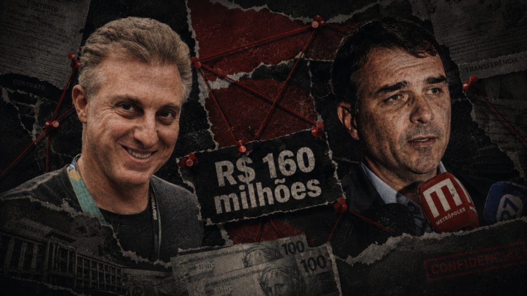 Flávio Bolsonaro declarou que um banco associado a Daniel Vorcaro destinou milhões a uma atração da TV Globo.