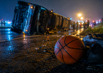 Ônibus com delegação de basquete capotou na CE-187, em Tauá, e deixou sete mortos e cerca de 30 feridos.