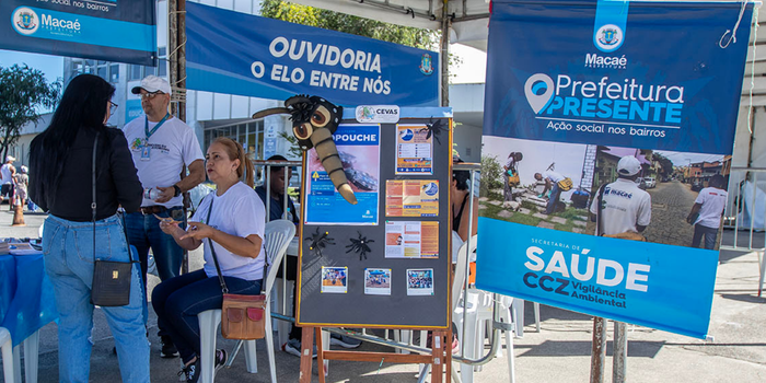 Santo Amaro recebe Prefeitura Presente neste sábado com serviços gratuitos em Macaé.