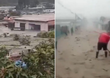 Chuvas fortes em Unda, na Venezuela, provocam transbordamento de rios, alagam comunidades e deixam mais de 100 famílias afetadas.