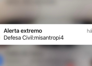 Órgãos estaduais negaram situação de risco que justificasse alerta extremo à população.